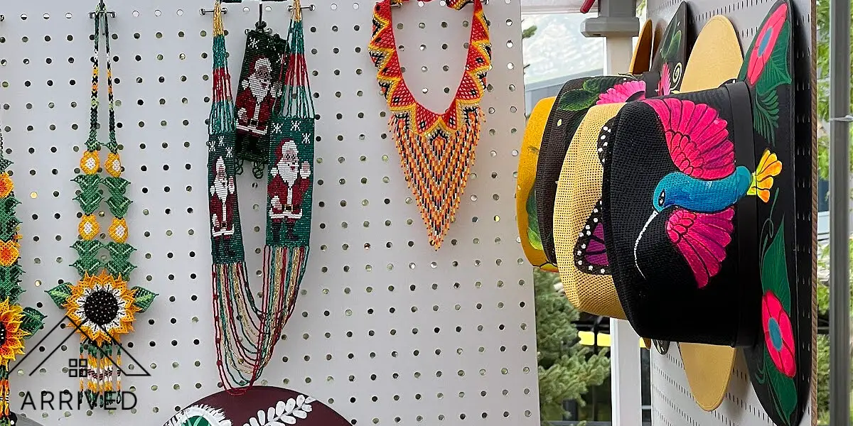 Bolivian craft and apparel sold at the Annual Bolivian Festival