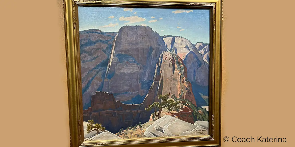 Arts from different centuries are displayed here in BYU Museum of Art in Provo