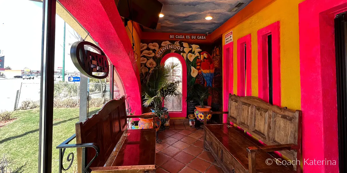 Original photo by Katerina Gasset taken inside Mi Ranchito Mexican Restaurant near Provo. You will love their authentic Mexican dishes whle looking at the restaurant's colorful interior