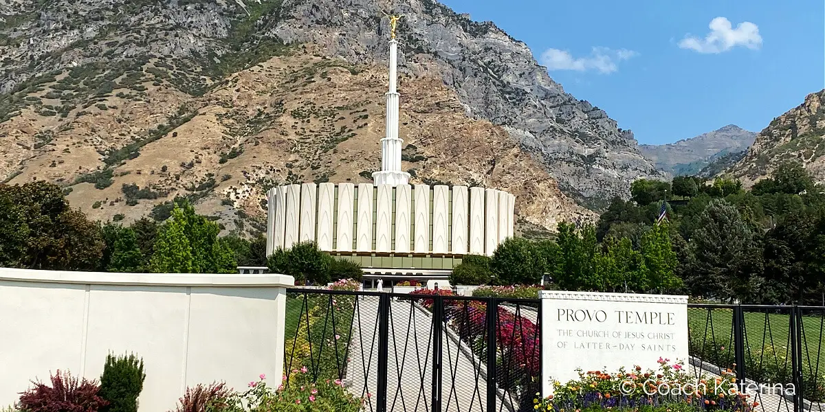 A photo I took of the LDS Temple in Provo near my home. It has the picturesque Y Mountain as its backdrop...