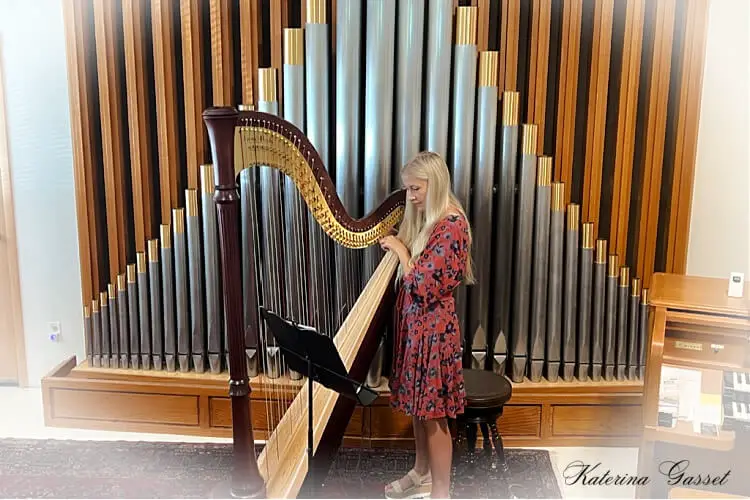 Chloe Jacobs, who I met in a Literary Guild event, is a harpist who is a student attending Brigham Young University in Provo, Utah