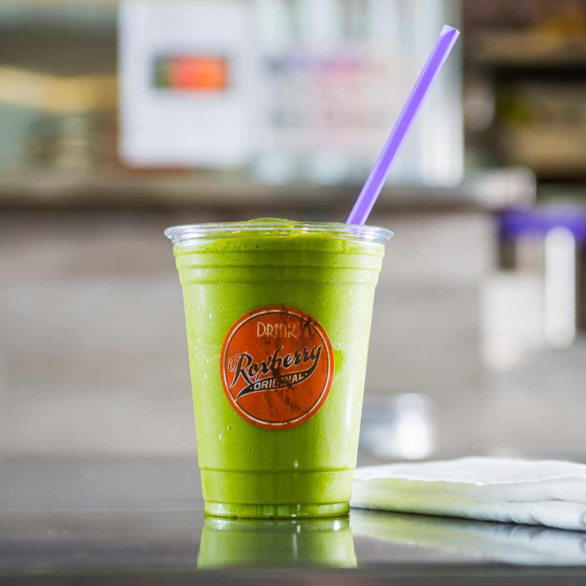 Healthy Green Smoothies served at Roxberry Juice in Provo Utah