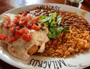 I took this image of what I ordered at this authentic Mexican restaurant near Provo in Orem Utah, Milagros. 
 This image was created by the author of this website,  Katerina Gasset of The Gasset Group at EXP Realty and the owner of Get It Done for Me Virtual Services and Coach Katerina LLC 
