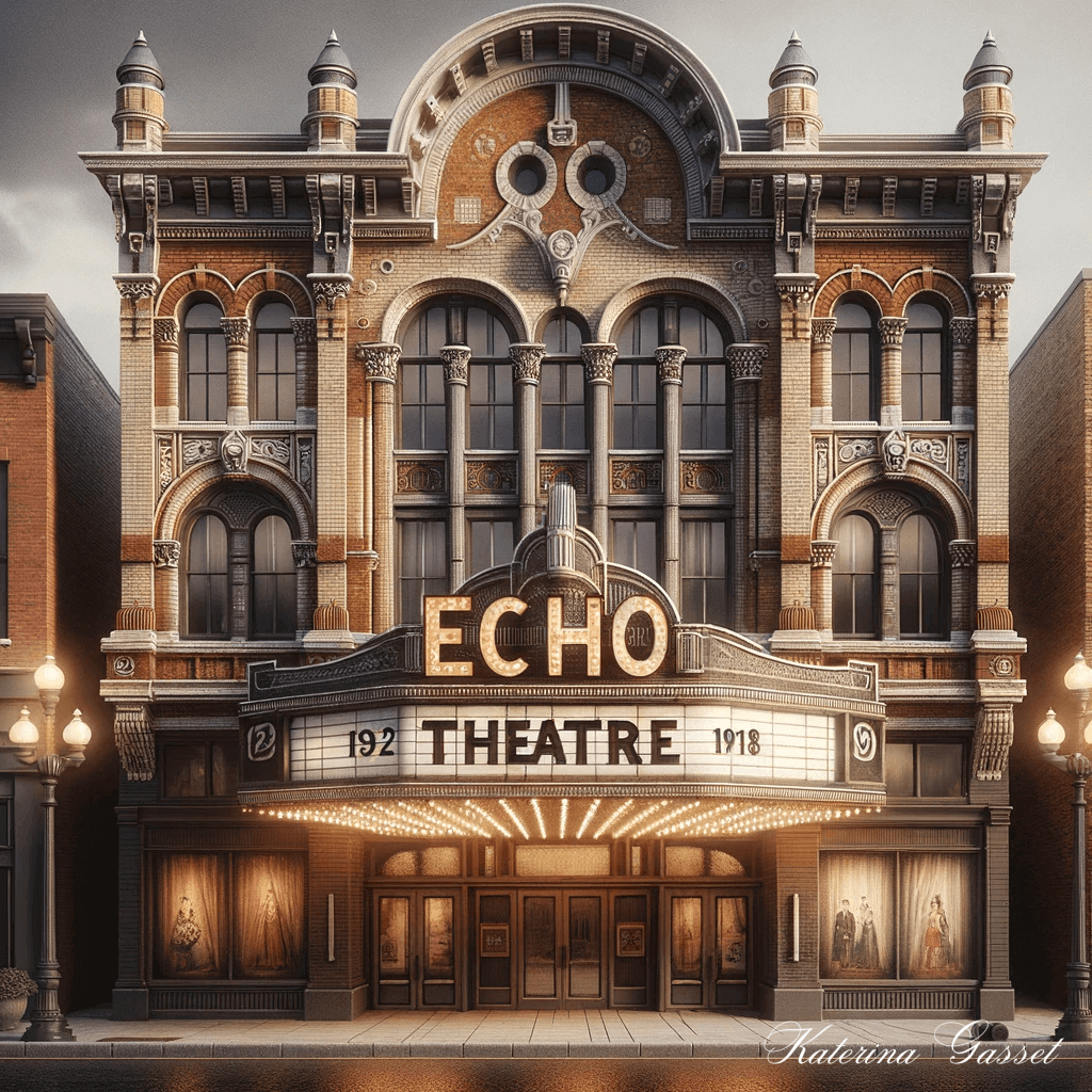 Image of the Echo Theater created by Move to Provo website owner Katerina Gasset