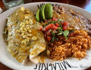 Chimichanga and Other Authentic Mexican Dishes Served at the Milagros Mexican Restaurant near Provo Utah