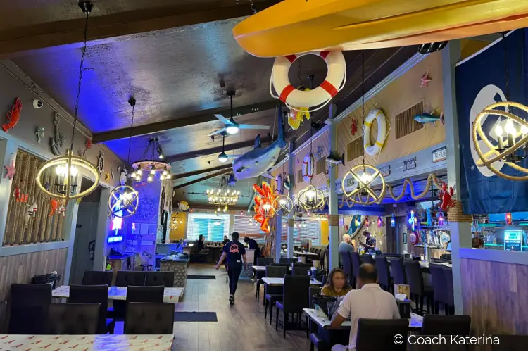 The cool nautical theme of Pier 8 Cajun Restaurant made our dining experience in their Orem restaurant more enjoyable!