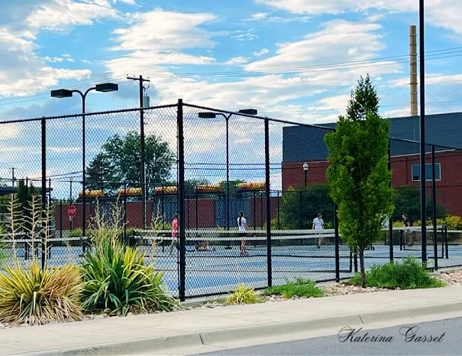 Pickleball Courts at the Provo Rec Center taken by Katerina Gasset, Move to Provo website author