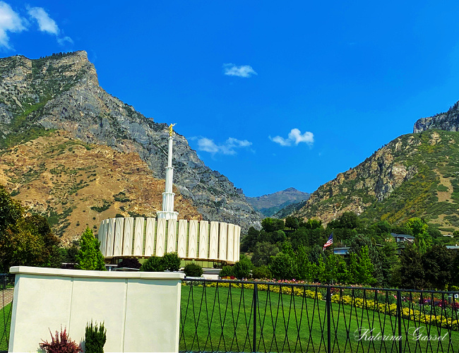 Provo Temple located in Provo Utah, one of the trademarks of the city of Provo- one of the best performing cities in the US...