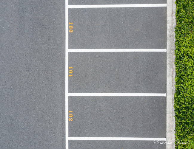 Photo of a parkiing space at Brigham Young University in Provo Utah- Parking spaces like these are now easier to find with the AI Parking App launced by Provo Utah Students...