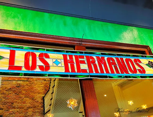 Los Hermanos restaurant in Provo Utah- one of the best places to visit when you want to eat Mexican food on a Mexican-themed restaurant...